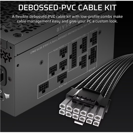 Corsair Fully Modular ATX Power Supply (EU) | RM750x SHIFT | 750 W | Black - Image 6