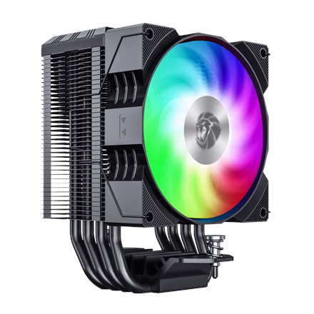 Gamemax CPU Air Cooler | GAMMA 90 DIGITAL BK | Black - Image 2