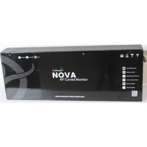 SALE OUT. Arozzi Nova 49" VA, 165Hz - White | Arozzi Nova | 49 " | VA | 32:9 | 165 Hz | 4 ms | 5120 x 1440 pixels | 350 cd/m² | HDMI ports quantity 2 | White | Warranty 24 month(s) | DAMAGED PACKAGING, USED, SCRATCHED BODY AND AC-ADAPTER