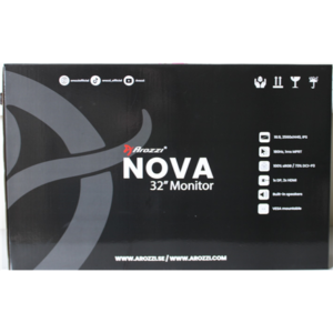 SALE OUT. Arozzi Nova 32" IPS, 180Hz, Computer Monitor - Black | SALE OUT. Arozzi | Nova | 32 " | IPS | QHD | 16:9 | 180 Hz | 1 ms | 2560 x 1440 pixels | 300 cd/m² | HDMI ports quantity 2 | Black | Warranty 24 month(s) | DAMAGED INNER PACKAGING, DEMO