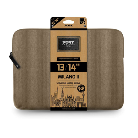 PORT DESIGNS MILANO II ECO | Fits up to size 13/14 " | Sleeve | Brown - Image 4