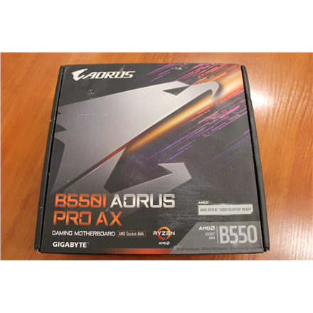 SALE OUT. Gigabyte | B550I AORUS PRO AX 1.0 | Processor family AMD | Processor socket AM4 | DDR4 DIMM | Memory slots 2 | Chipset AMD B | Mini ITX | USED, REFURBISHED, WITHOUT ACCESSORIES, ONLY BACK PANEL INCLUDED - Image 3