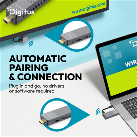 Digitus 4K Wireless HDMI Extender Set, 150 m, 4K/60Hz | DS-55359 - Image 7