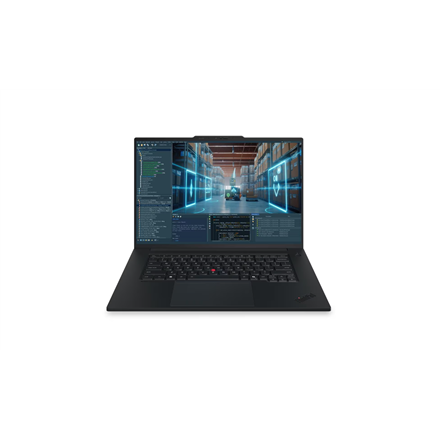 Lenovo ThinkPad P1 G9 Intel | Black | 16 " | IPS | WUXGA | 1920 x 1200 pixels | Anti-glare | Intel Core Ultra X9 | 388H | 64 GB | LPCAMM2 LPDDR5X | Solid-state drive capacity 1000 GB | Intel Arc B390 GPU | Windows 11 Pro | 802.11be | Bluetooth version 5.4 | Keyboard language English | Keyboard backlit | Warranty 36 month(s) | Battery warranty 12 month(s) - Image 2
