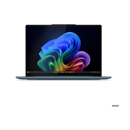 Lenovo Yoga Slim 7 14AKP10 AMD | Tidal Teal | 14 " | OLED | WUXGA | 1920 x 1200 pixels | Glossy | AMD Ryzen AI 5 | 330 | 16 GB | Soldered LPDDR5X | Solid-state drive capacity 512 GB | AMD Radeon 820M Graphics | Windows 11 Home | 802.11be | Bluetooth version 5.4 | Keyboard language English | Keyboard backlit | Warranty 24 month(s) | Battery warranty 12 month(s) - Image 6