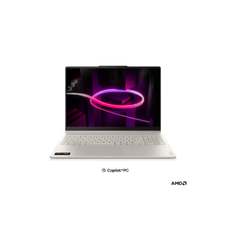 Lenovo Yoga 2-in-1 16AGP11 AMD | Seashell | 16 " | OLED | Touchscreen | WUXGA | 1920 x 1200 pixels | Glossy | AMD Ryzen AI 7 | 445 | 16 GB | Soldered LPDDR5X | Solid-state drive capacity 512 GB | AMD Radeon 840M Graphics | Windows 11 Home | 802.11be | Bluetooth version 5.4 | Keyboard language English | Keyboard backlit | Warranty 24 month(s) | Battery warranty 12 month(s) - Image 3