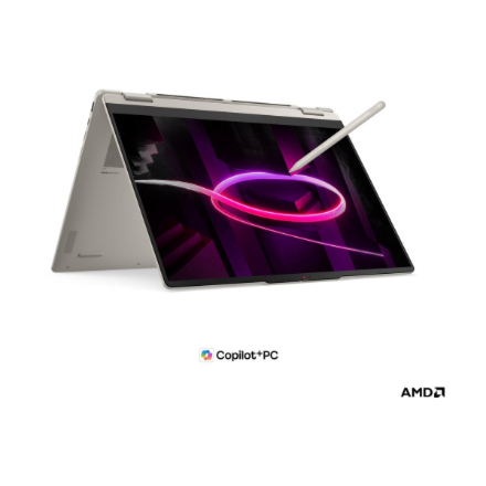 Lenovo Yoga 2-in-1 16AGP11 AMD | Seashell | 16 " | OLED | Touchscreen | WUXGA | 1920 x 1200 pixels | Glossy | AMD Ryzen AI 7 | 445 | 16 GB | Soldered LPDDR5X | Solid-state drive capacity 512 GB | AMD Radeon 840M Graphics | Windows 11 Home | 802.11be | Bluetooth version 5.4 | Keyboard language English | Keyboard backlit | Warranty 24 month(s) | Battery warranty 12 month(s) - Image 6