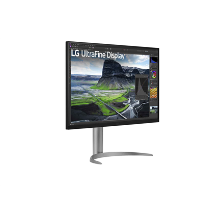 LG | 32UQ850V-W | 32 " | IPS | UHD | 16:9 | 60 Hz | 5 ms | 3840 x 2160 pixels | 400 cd/m² | HDMI ports quantity 2 | Silver - Image 5