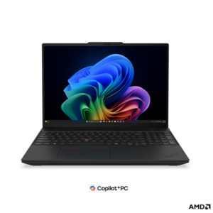 Lenovo ThinkPad T16 G5 AMD | Black | 16 " | IPS | 1920 x 1200 pixels | WUXGA | Anti-glare | AMD Ryzen AI 5 PRO | 440 | 16 GB | SODIMM DDR5 | Solid-state drive capacity 512 GB | AMD Radeon 840M Graphics | Windows 11 Pro | 802.11be | Bluetooth version 5.4 | Keyboard language Nordic | Keyboard backlit | Warranty 36 month(s) | Battery warranty 12 month(s)