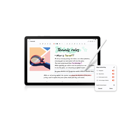 Samsung Galaxy | Tab S10 Lite (X400) | 10.9 " | Grey | TFT | 2112 x 1320 pixels | Exynos | 1380 | 6 GB | 128 GB | Wi-Fi | Front camera | 5 MP | Rear camera | 8 MP | Bluetooth | 5.3 | Android | 15 - Image 7