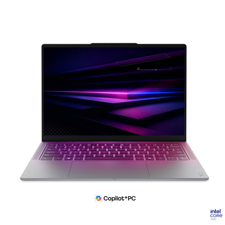 Lenovo Yoga Slim 7 14IPH11 Intel | Luna Grey | 14 " | OLED | WUXGA | 1920 x 1200 pixels | Glossy | Intel Core Ultra 5 | 322 | 16 GB | Soldered LPDDR5X | Solid-state drive capacity 512 GB | Intel Graphics | Windows 11 Home | 802.11be | Bluetooth version 5.4 | Keyboard language English | Keyboard backlit | Warranty 24 month(s) | Battery warranty 12 month(s) - Image 2