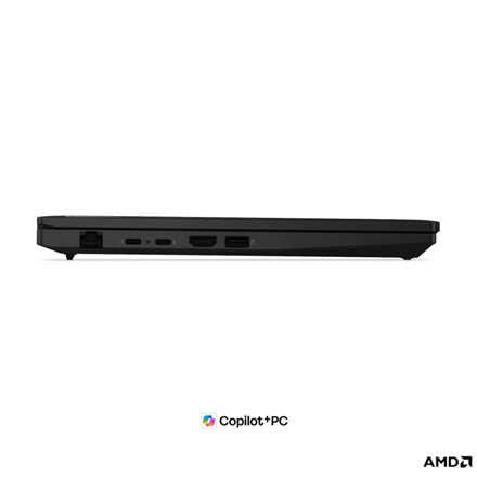 Lenovo ThinkPad L14 G7 AMD | Black | 14 " | IPS | WUXGA | 1920 x 1200 pixels | Anti-glare | AMD Ryzen AI 5 | 430 | 24 GB | SODIMM DDR5 | Solid-state drive capacity 512 GB | AMD Radeon 840M Graphics | Windows 11 Pro | 802.11be | Bluetooth version 5.4 | 4G upgradable | Keyboard language English | Keyboard backlit | Warranty 36 month(s) | Battery warranty 12 month(s) - Image 7