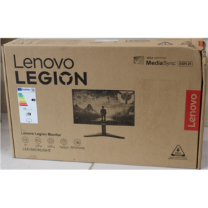 SALE OUT. Lenovo | Legion R24s | 24 " | IPS | 16:9 | 144 Hz | 1 ms | 1920 x 1080 pixels | 250 cd/m² | HDMI ports quantity 1 | Raven Black | Warranty 36 month(s) | DAMAGED PACKAGING