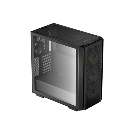 Deepcool | MID TOWER CASE | CG560 | Side window | Black | Mid-Tower | ATX PS2 - Image 3