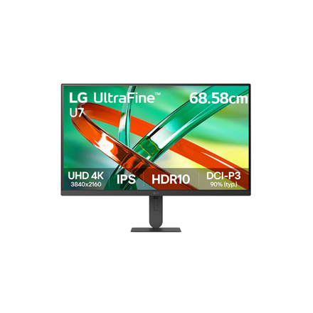 LG | 27U710B-B UltraFine | 27 " | IPS | UHD | 16:9 | 60 Hz | 5 ms | 3840 × 2160 pixels | 300 cd/m² - Image 2