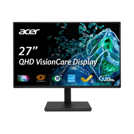 Acer | Vero B7 B277U Gbmiiprzx Series | 27 " | IPS | 16:9 | 120 Hz | 4 ms | 2560 x 1440 pixels | 350 cd/m² | HDMI ports quantity 2 | Black - Image 7
