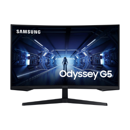 Samsung | Gaming Monitor | Odyssey G5 G51C | 27 " | VA | 16:9 | 165 Hz | 1 ms | 2560 x 1440 pixels | 300 cd/m² | HDMI ports quantity 2 - Image 3