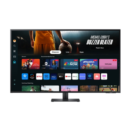 Samsung | LS43DM702UUXDU | 43 " | VA | 4K | 16:9 | 60 Hz | 4 ms | 3840 x 2160 pixels | 300 cd/m² | HDMI ports quantity 2 | Black - Image 3