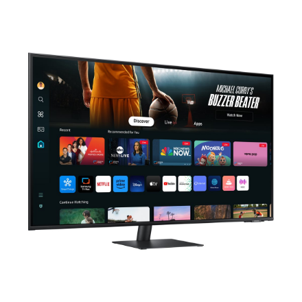 Samsung | LS43DM702UUXDU | 43 " | VA | 4K | 16:9 | 60 Hz | 4 ms | 3840 x 2160 pixels | 300 cd/m² | HDMI ports quantity 2 | Black - Image 7