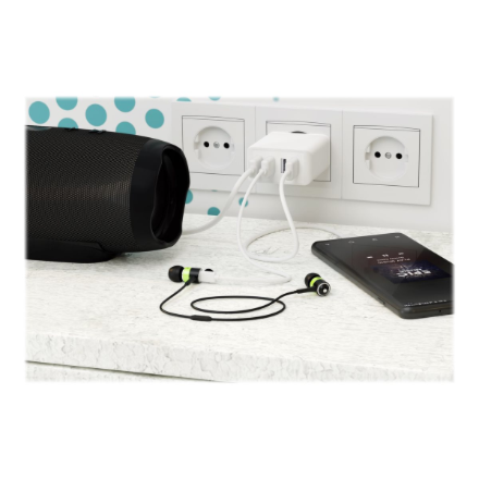 Goobay 44962 30 W USB-A Multiport Charger, White - Image 2