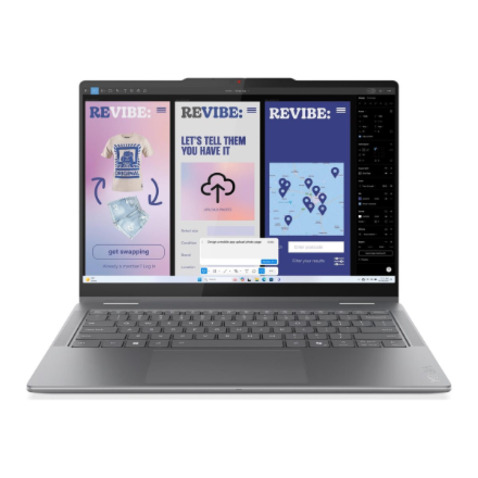Lenovo Yoga 7 2-in-1 14ILL10 Intel | Luna Grey | 14 " | OLED | Touchscreen | WUXGA | 1920 x 1200 pixels | Glossy | Intel Core Ultra 5 | 226V | 16 GB | Soldered LPDDR5X | Solid-state drive capacity 512 GB | Intel Arc Graphics 130V | Windows 11 Home | 802.11be | Bluetooth version 5.4 | Keyboard language English | Keyboard backlit | Warranty 24 month(s) | Battery warranty 12 month(s) - Image 2