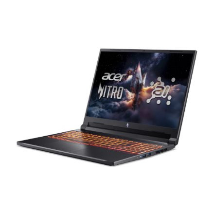 Acer Nitro V 16 AI ANV16-42 | Black | 16 " | IPS | WQXGA | 2560 x 1600 pixels | Anti-glare | AMD Ryzen 7 | 260 | 32 GB | DDR5 SDRAM | Solid-state drive capacity 1000 GB | NVIDIA GeForce RTX 5070 | GDDR7 | Windows 11 Home | 802.11ax | Bluetooth version 5.3 | Keyboard language English, Russian | Keyboard backlit | Warranty 24 month(s) - Image 2