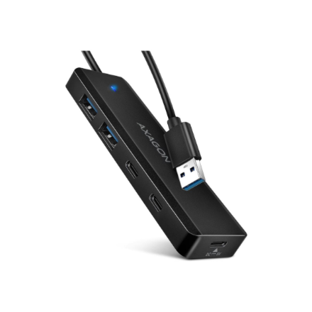 AXAGON USB-A 5Gbps TRAVEL Hub | HUE-C2A - Image 2