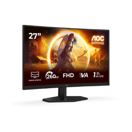 AOC | C27G42ZE | 27 " | Fast VA | FHD | 16:9 | 260 Hz | 1 ms | 1920 x 1080 pixels | 300 cd/m² | HDMI ports quantity 1 | Black - Image 6