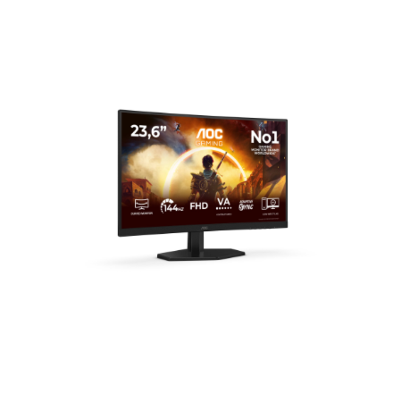 AOC | C24G42FE | 24 " | Fast VA | FHD | 16:9 | 180 Hz | 0.5 ms | 1920 x 1080 pixels | 300 cd/m² | HDMI ports quantity 1 | Black - Image 5