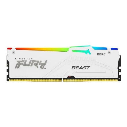 Kingston KF560C30BWEA-32 32GB 6000MT/s DDR5 CL30 DIMM FURY Beast White RGB EXPO | Kingston - Image 2