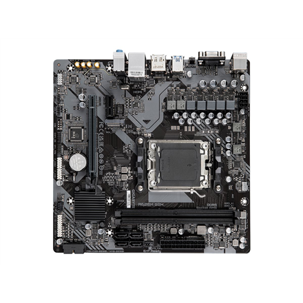 Gigabyte | A620M S2H 1.0 M/B | Processor family AMD | Processor socket AM5 | DDR5 DIMM | Memory slots 2 | Supported hard disk drive interfaces SATA, M.2 | Number of SATA connectors 4 | Chipset AMD A620 | Micro ATX - Image 3