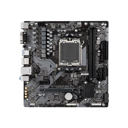 Gigabyte | A620M S2H 1.0 M/B | Processor family AMD | Processor socket AM5 | DDR5 DIMM | Memory slots 2 | Supported hard disk drive interfaces SATA, M.2 | Number of SATA connectors 4 | Chipset AMD A620 | Micro ATX - Image 5