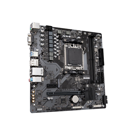 Gigabyte | A620M S2H 1.0 M/B | Processor family AMD | Processor socket AM5 | DDR5 DIMM | Memory slots 2 | Supported hard disk drive interfaces SATA, M.2 | Number of SATA connectors 4 | Chipset AMD A620 | Micro ATX - Image 7