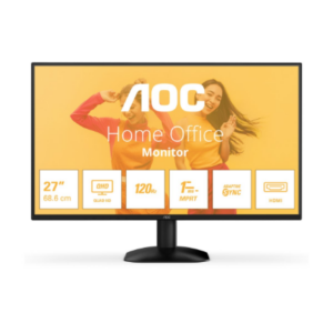 AOC | Q27B35S3 | 27 " | IPS | QHD | 16:9 | 120 Hz | 1 ms | 2560 x 1440 pixels | 300 cd/m² | HDMI ports quantity 1 | Black