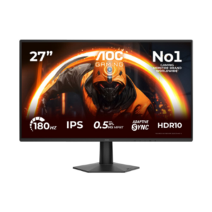 AOC | 27G50F | 27 " | IPS | FHD | 16:9 | 144 Hz | 0.5 ms | 1920 x 1080 pixels | 300 cd/m² | HDMI ports quantity 1 | Black