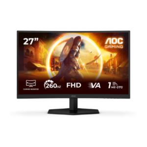 AOC | C27G42ZE | 27 " | Fast VA | FHD | 16:9 | 260 Hz | 1 ms | 1920 x 1080 pixels | 300 cd/m² | HDMI ports quantity 1 | Black