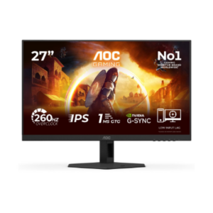 AOC | 27G4ZRE | 27 " | Fast IPS | FHD | 16:9 | 260 Hz | 1 ms | 1920 x 1080 pixels | 300 cd/m² | HDMI ports quantity 2 | Black