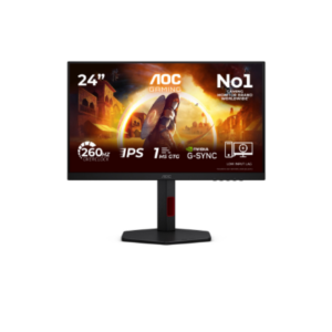 AOC | 24G4ZR | 24 " | Fast IPS | FHD | 16:9 | 240 Hz | 1 ms | 1920 x 1080 pixels | 300 cd/m² | HDMI ports quantity 2 | Black