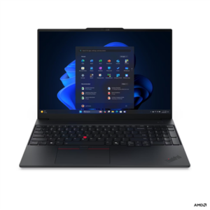 Lenovo ThinkPad E16 G4 AMD | Black | 16 " | IPS | WUXGA | 1920 x 1200 pixels | Anti-glare | AMD Ryzen AI 5 | 330 | 16 GB | SODIMM DDR5 | Solid-state drive capacity 512 GB | AMD Radeon 820M Graphics | Windows 11 Pro | 802.11be | Bluetooth version 5.4 | Keyboard language Nordic | Keyboard backlit | Warranty 36 month(s) | Battery warranty 12 month(s)