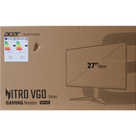 SALE OUT. Acer Nitro VG270P6bmipx 69cm 27'' FHD ZeroFrame IPS 144Hz 16:9 1ms(VRB) 250nits HDMI DP MM Audio out FreeSync EU MPRII Black H.cab | SALE OUT. Nitro VG270P6BMIPX | 27 " | IPS | FHD | 16:9 | 144 Hz | 1 ms | 1920 x 1080 pixels | 250 cd/m² | HDMI ports quantity 1 | Black | Warranty 24 month(s) | DAMAGED PACKAGING - Image 3
