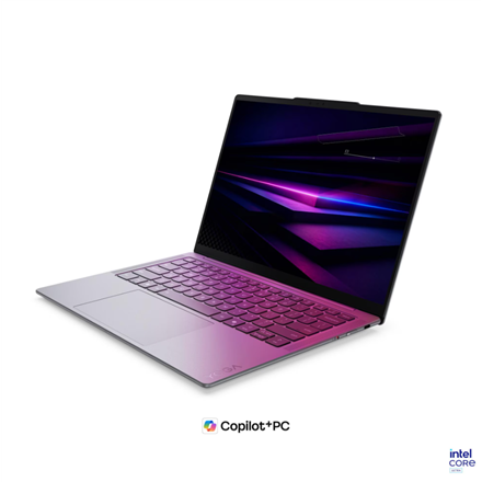Lenovo Yoga Slim 7 14IPH11 Intel | Luna Grey | 14 " | OLED | WUXGA | 1920 x 1200 pixels | Glossy | Intel Core Ultra 5 | 322 | 16 GB | Soldered LPDDR5X | Solid-state drive capacity 512 GB | Intel Graphics | Windows 11 Home | 802.11be | Bluetooth version 5.4 | Keyboard language English | Keyboard backlit | Warranty 24 month(s) | Battery warranty 12 month(s) - Image 4