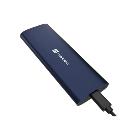 Natec | Rhino M.2 NVME Lite USB-C External, Gen 2 Steel Navy | Solid-state drive interface NVMe - Image 3