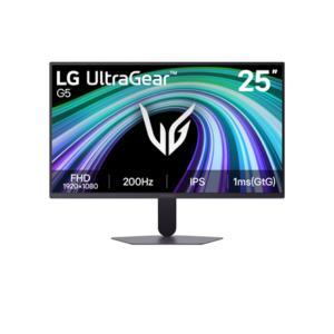 LG | 25G523B-B UltraGear | 25 " | IPS | FHD | 16:9 | 200 Hz | 1 ms | 1920 x 1080 pixels | 300 cd/m² | HDMI ports quantity 2