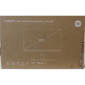 SALE OUT. Xiaomi Mini LED Gaming Monitor G Pro 27i EU | SALE OUT. Xiaomi | Mini LED Gaming Monitor G Pro 27i EU | 27 " | LED | 16:9 | 180 Hz | 1 ms | 2560 x 1440 pixels | HDMI ports quantity 2 | Warranty 24 month(s) | DAMAGED PACKAGING