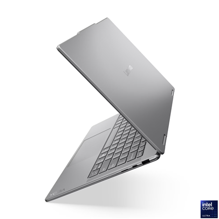 Lenovo- Yoga 7 2-in-1 14ILL10 Intel | Luna Grey | 14 " | OLED | Touchscreen | WUXGA | 1920 x 1200 pixels | Glossy | Intel Core Ultra 5 | 226V | 16 GB | Soldered LPDDR5X | Solid-state drive capacity 512 GB | Intel Arc Graphics 130V | Windows 11 Home | 802.11be | Bluetooth version 5.4 | Keyboard language English | Keyboard backlit | Warranty 24 month(s) | Battery warranty 12 month(s) - Image 3