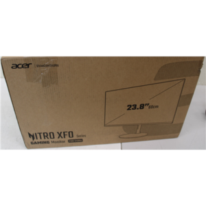 SALE OUT. Acer Nitro XF240Y 69cm 23.8'' FHD IPS 240Hz Zero Frame FC 16:9 1ms/0.5ms(GTG, Min.) 250nits 2xHDMI(2.0) DP(1.4) MM HDR10 FreeSync | SALE OUT. | Acer | Nitro XF240Y | 24 " | IPS | FHD | 16:9 | 240 Hz | 0.5/1 ms | 1920 x 1080 pixels | 250 cd/m² | HDMI ports quantity 2 | Black | Warranty 24 month(s) | DAMAGED PACKAGING, DEMO