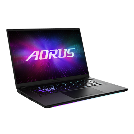 Gigabyte Aorus Master 16 6XJM4EEE64SP | Black | 16 " | WQXGA | 2560 x 1600 pixels | 240 Hz | AMD Ryzen 9 | 9955HX3D | 32 GB | Solid-state drive capacity 1000 GB | NVIDIA GeForce RTX 5070Ti | GDDR7 | 12 GB | Windows 11 Pro | 802.11be | Bluetooth version 5.4 | Keyboard language English | Keyboard backlit | Warranty 24 month(s) | Battery warranty 12 month(s) - Image 5