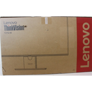 SALE OUT. Lenovo ThinkVision T27Q-40 27 2560x1440/HDMI/3Y Warranty | SALE OUT. Lenovo | T27Q-40 | 27 " | IPS | 16:9 | 120 Hz | 6 ms | 2560 x 1440 pixels | 350 cd/m² | HDMI ports quantity 1 | Eclipse Black | Warranty 36 month(s) | DAMAGED PACKAGING