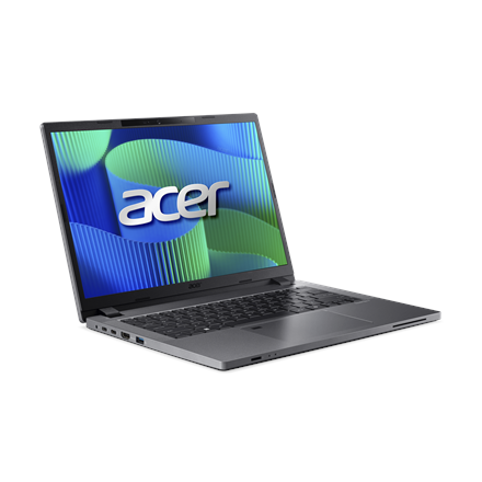 Acer | TravelMate | TMP214-55-G2-TCO | Grey | 14 " | WUXGA | Intel Core 5 | 120U | 16 GB | Solid-state drive capacity 512 GB | Intel Iris Xe Graphics | Windows 11 Pro Education | Keyboard language Swedish | Keyboard backlit | Warranty 36 month(s) - Image 4