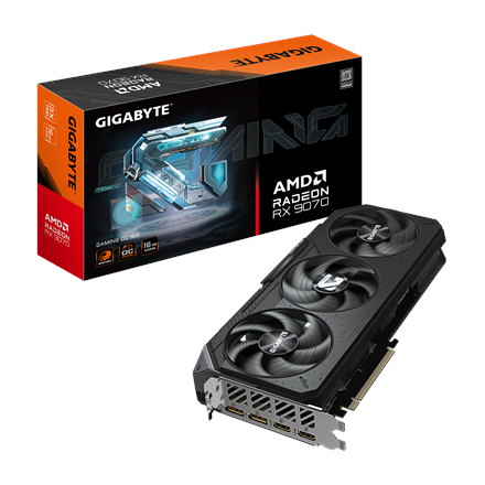 Gigabyte Radeon RX 9070 GAMING OC 16G | AMD | 16 GB | Radeon RX 9070 | HDMI ports quantity 2 | PCI-E 5.0 - Image 2